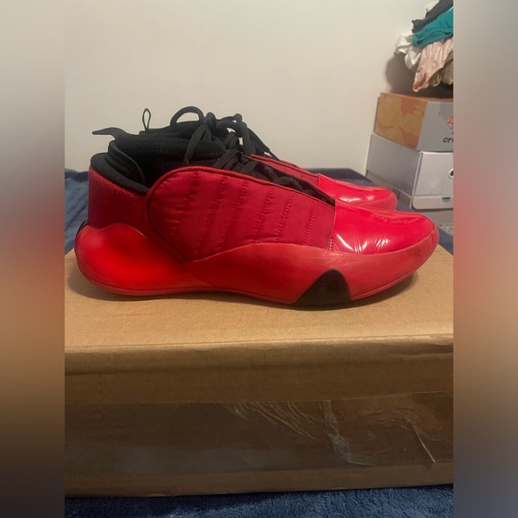 Adidas Harden Vol 7 Scarlet Core Black Size 11 - Picture 1 of 9